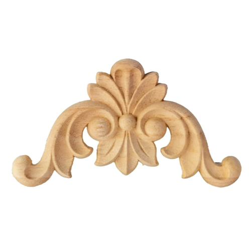 Дървен Орнамент за Декорации, дървена апликация за мебели