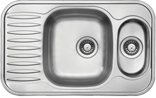 Кухненски мивки от неръждаема стомана - алпака модел UK 186