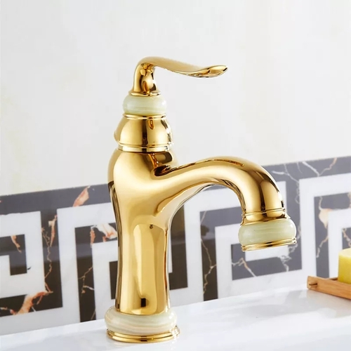 Смесител за Мивка за Баня Златен