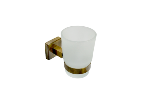 Стъклена Чаша за Четки за Зъби - Антик / Ретро KARE