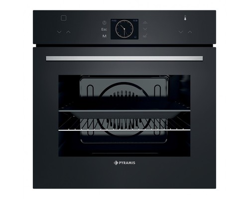 Фурна за вграждане черна Pyramis 60АП 2250 black touch