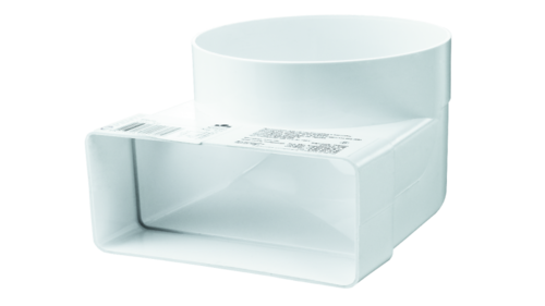 коляно плоско кръгъл за плосък въздуховод 204/60