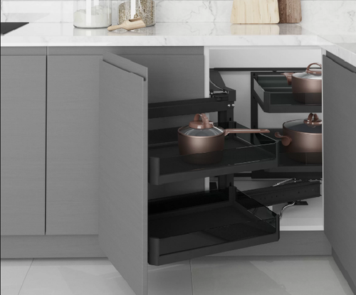 Изтеглящ механизъм за глух шкаф Starax - Антрацит