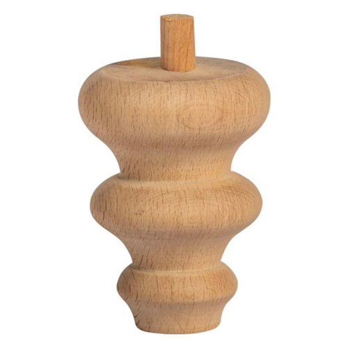 Дървен Крак Кръгъл Конус за Маса, Шкаф, Гардероб, Мебели