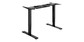 Електрическо бюро Sit-Stand с два мотора, черно (рамка)