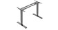 Електрическо бюро Sit-Stand с два мотора, сиво (рамка)