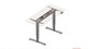 Електрическо бюро Sit-Stand с два мотора, сиво (рамка)